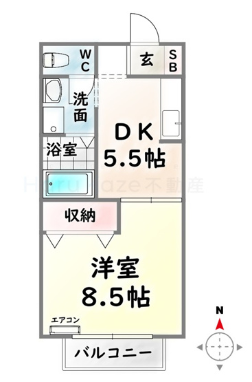 【間取り】 | エスポアールさくら【名古屋市賃貸・独立洗面台】