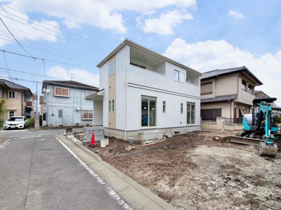 【外観】 | 前橋市六供町　新築住宅 | 現地ご案内ツアー開催中！早朝やお仕事帰りのご見学にもすぐ対応致します！コアライブまでお気軽にお問い合わせ下さい！