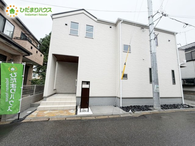 流山市東初石　新築戸建　1号棟の駐車場|1台分可能な駐車スペース(^^)/車種により異なる場合がございます。