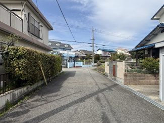【前面道路含む現地写真】 | 川西市大和東２丁目21の10　建築条件無土地