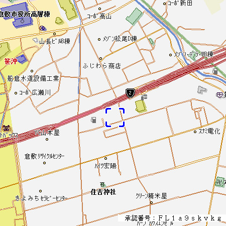 アスリートAの地図
