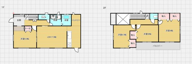 宇都宮市宝木町２丁目　中古戸建の間取り|建物面積：106.81㎡（約32.30坪）~4LDK~