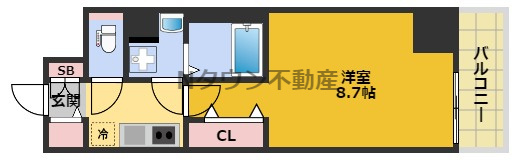 【間取り】 | メイクス上前津Ⅳ | 間取りです
