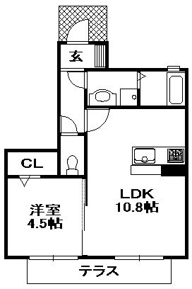 ラ・シェリーゼの間取り