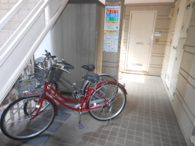【その他共用部分】 | クローバーメゾン | 自転車駐輪スペース