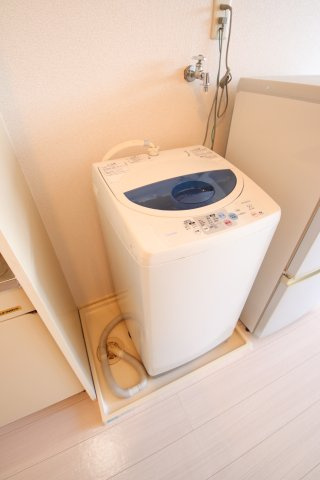 【設備】 | JMオレンジハイツ | 洗濯機置き場