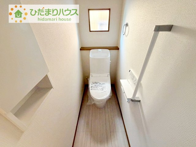 【トイレ】 | 筑西市幸町第1期　新築戸建　2号棟 | 温水洗浄便座ついてます(^^♪
