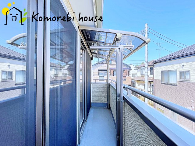 鴻巣市松原三丁目　中古一戸建てのバルコニー|広々としたバルコニーです
