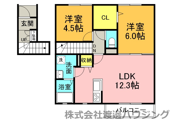 ティアラⅠの間取り