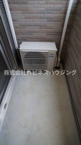 ゾンネⅡのバルコニー|落ち着いた時間を過ごせるバルコニーです