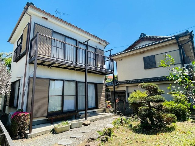 あきる野市草花　中古戸建の外観|南庭付きの中古戸建です！