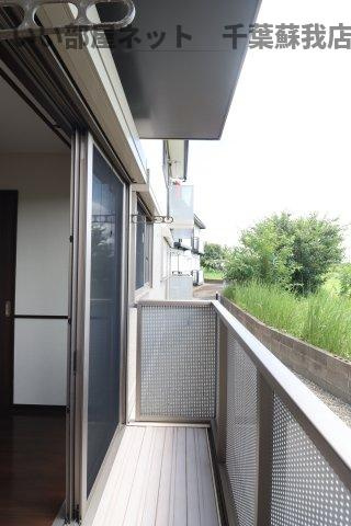 ヴェル・ドミール三枝　Ａ棟のバルコニー|陽当たり良好なバルコニーです