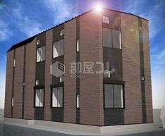 練馬区春日町２丁目のアパートの外観|完成パース
