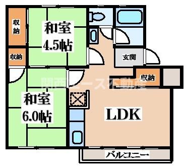 【間取り】 | 香里三井団地