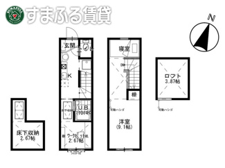 【間取り】 | ネイ・プロシード　岡崎市丸山町