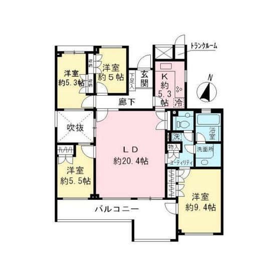 【間取り】 | エストライフつつじヶ丘七番館