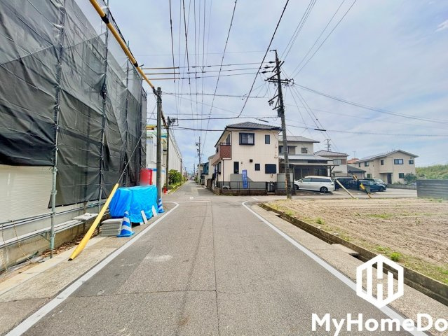 西区こも原町　1期の前面道路含む現地写真