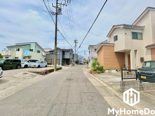 西区こも原町　1期の前面道路含む現地写真