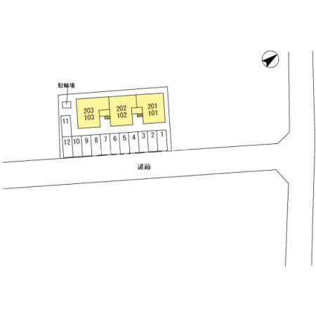 ウィルモア山王の区画図|当社、チルホームのHPもご覧ください(^^)/物件情報多数♪