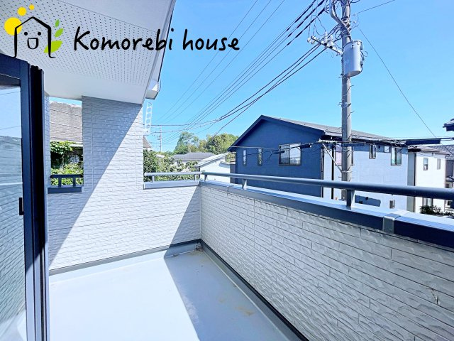 桶川市川田谷　中古戸建のバルコニー|広々としたバルコニーです