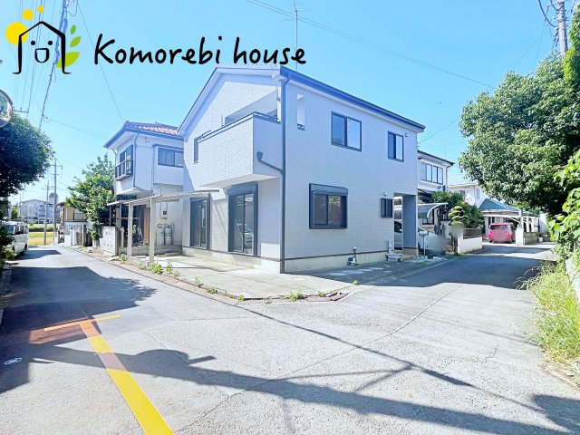 桶川市川田谷　中古戸建の前面道路含む現地写真|前面道路含む現地写真です