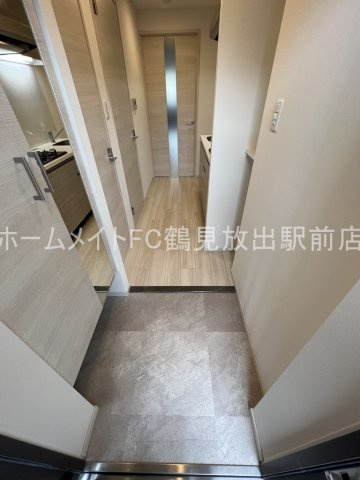 大阪市城東区鴫野東２丁目の賃貸マンションの玄関