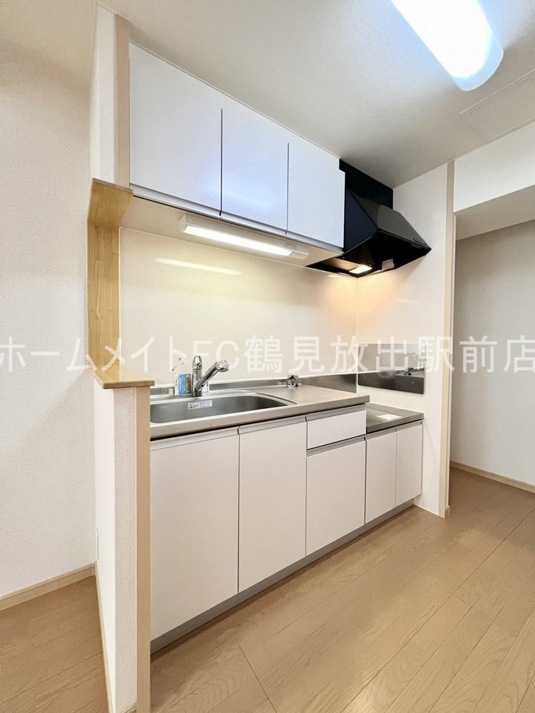 大阪市鶴見区緑２丁目の賃貸マンションのキッチン