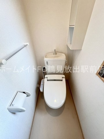大阪市鶴見区緑２丁目の賃貸マンションのトイレ