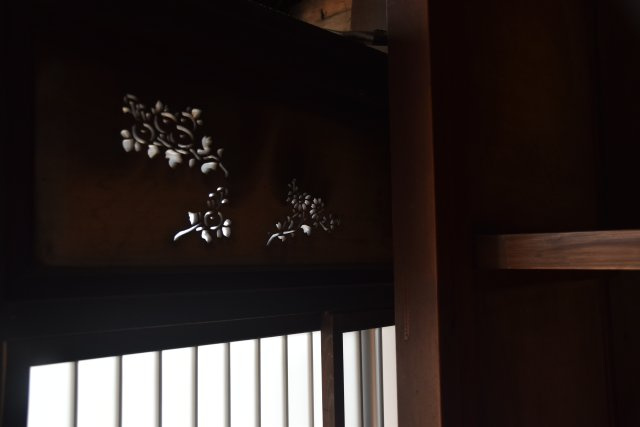 伏見 元和菓子屋さんの京町家の内装