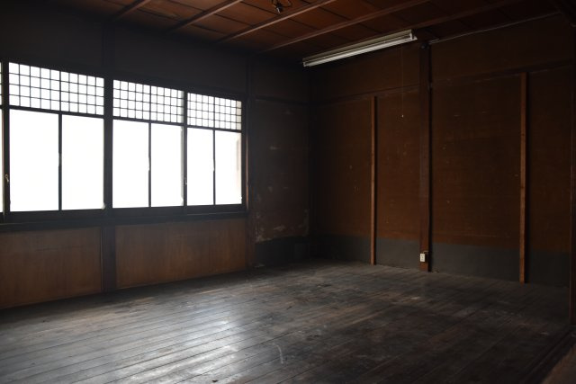 伏見 元和菓子屋さんの京町家の内装