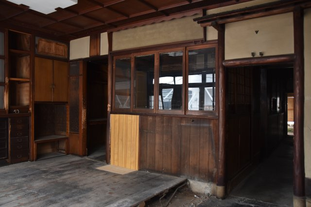 伏見 元和菓子屋さんの京町家のロビー