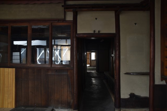 伏見 元和菓子屋さんの京町家の内装