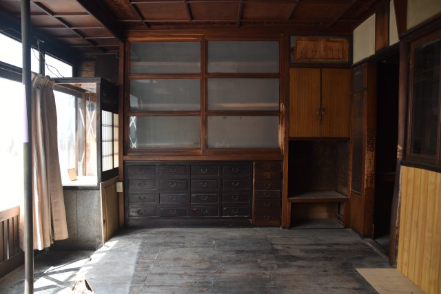 伏見 元和菓子屋さんの京町家のロビー