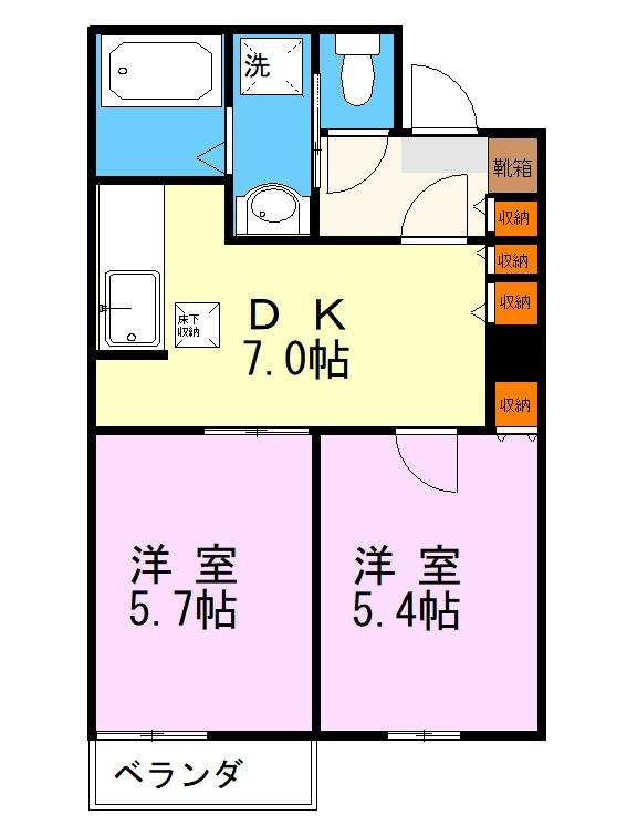 ニューキャピタルレジデンスの間取り
