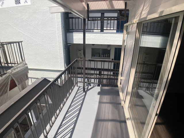 鈴蘭台東町2丁目貸家Ⅳのバルコニー|日当たりの良いバルコニー