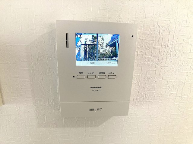 鈴蘭台東町2丁目貸家Ⅳのセキュリティ|録画機能付きモニターフォンを採用