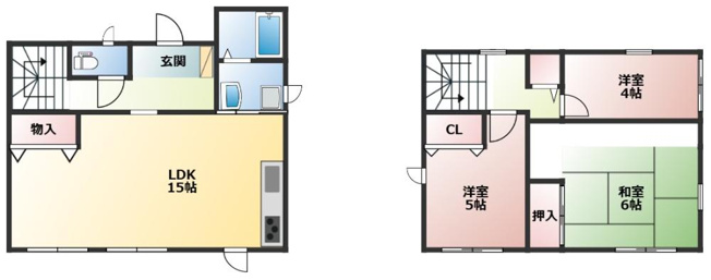 【間取り】 | 富士見台戸建て