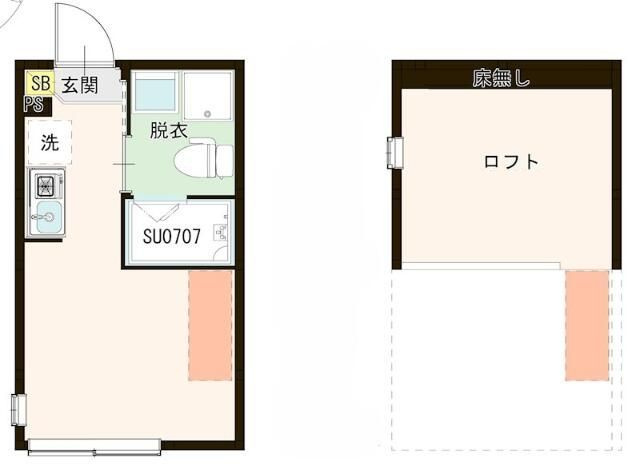 メゾン　フルール　小岩駅前の間取り|間取りです。