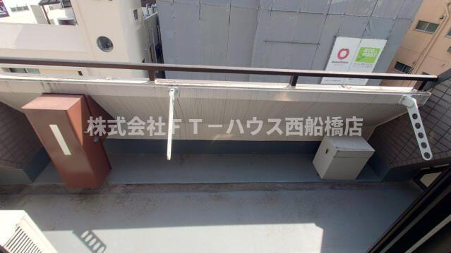 ラ・パシフィックビルＣ棟のバルコニー