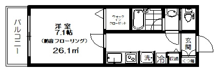 【間取り】 | ランドステージM | 反転