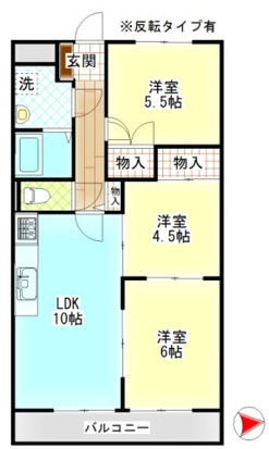 【間取り】 | ネクスト倉田　東館