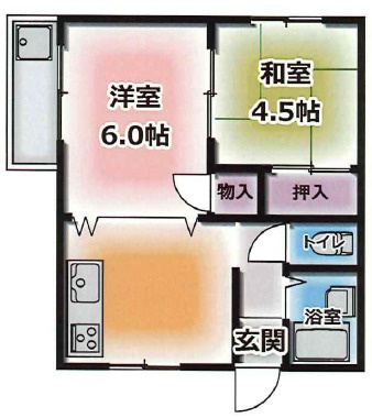 六甲アビタシオンの間取り