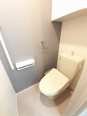 【トイレ】 | ノーブル　メゾン　旭ヶ丘 | 落ち着いた色調のトイレです