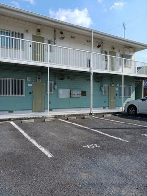 【駐車場】 | グリーンハイツ | 駐車場に車を止められます