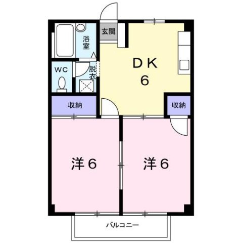 【間取り】 | シティハイツ片岡