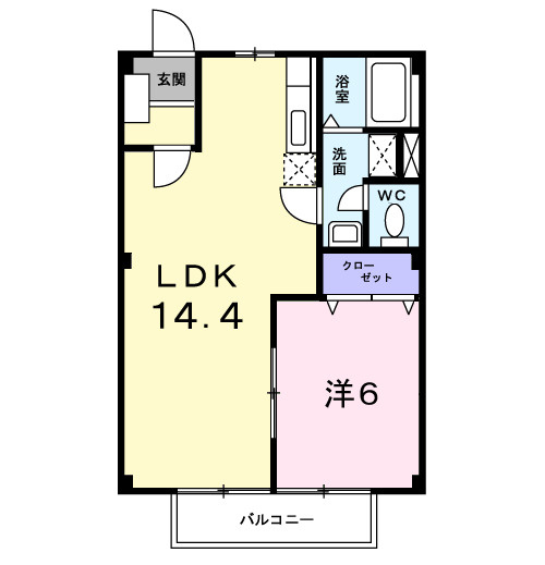 【間取り】 | エンゼルハイツ中砂