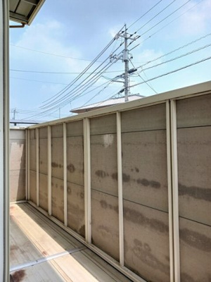 【バルコニー】 | サンハイツ西浦 | お洗濯にも便利なバルコニー付き
