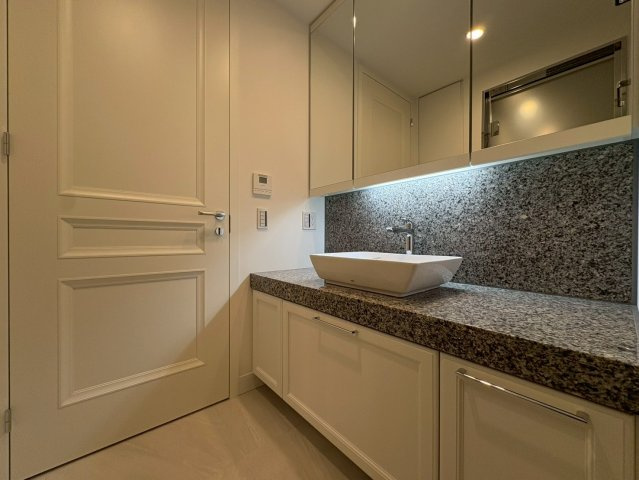 グラングリーン大阪THE NORTH RESIDENCE　扇町小学校の独立洗面台|洗面台