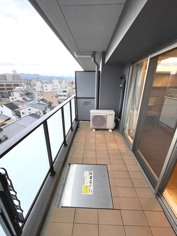 クレヴィア京都四条後院通のバルコニー