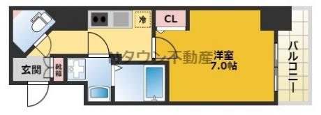 【間取り】 | エスリード新栄テセラ | 間取りです。